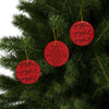 Joyful Noise - Set of Double-Sided Ceramic Ornament – Psalm 98:4-9