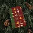 Christmas Nativity Wrapping Paper – Red & Green, Glossy