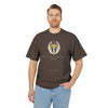 “Michael The Archangel Cross” Faded Heavyweight T-shirt - Streetwear Edition