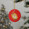 Prince of Peace - Set of Double-Sided Ceramic Ornament – Baby Jesus Graphic