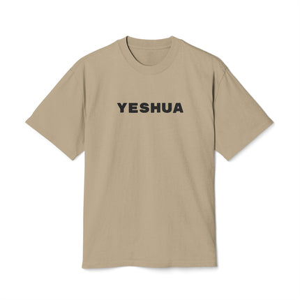 “Yeshua” Faded Heavyweight T-shirt – Embroidered, Streetwear Edition