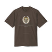 “Michael The Archangel Cross” Faded Heavyweight T-shirt - Streetwear Edition