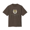 “Michael The Archangel Cross” Faded Heavyweight T-shirt - Streetwear Edition