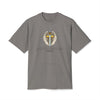 “Michael The Archangel Cross” Faded Heavyweight T-shirt - Streetwear Edition