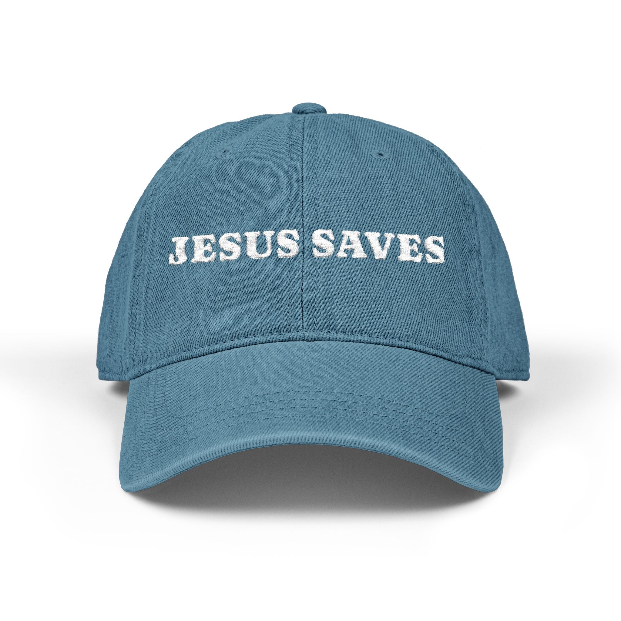 Faith-based Christian accessories including hats, totes, and jewelry with meaningful messages
