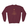 Youth “Isaiah 9:6 Christmas Tree” Sweatshirt – Scripture-Inspired Holiday Comfort, 3 Colors