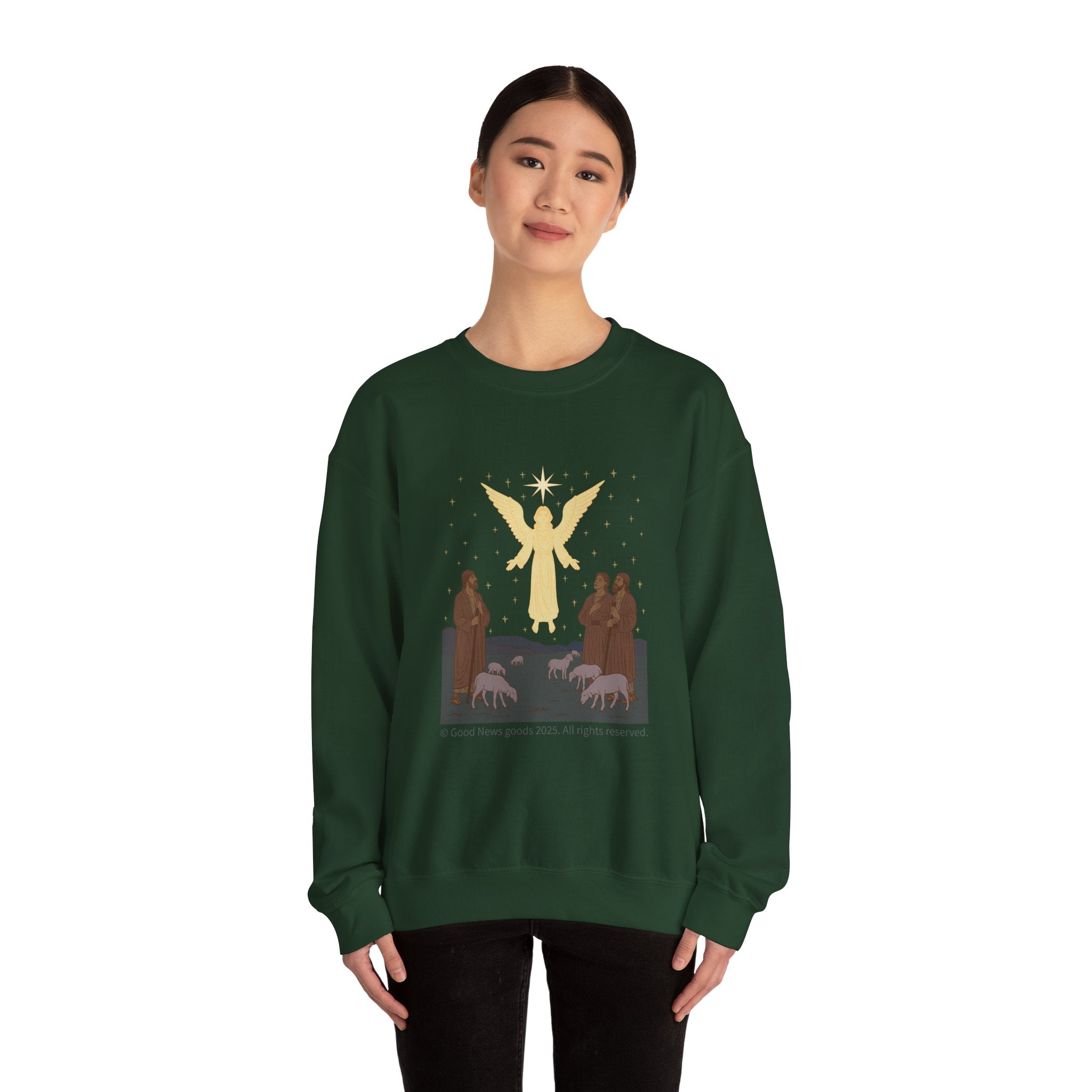 Heavenly Announcement – Christmas Sweatshirt - 4 Colors