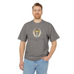 “Michael The Archangel Cross” Faded Heavyweight T-shirt - Streetwear Edition