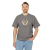 “Michael The Archangel Cross” Faded Heavyweight T-shirt - Streetwear Edition