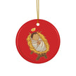 Prince of Peace - Set of Double-Sided Ceramic Ornament – Baby Jesus Graphic
