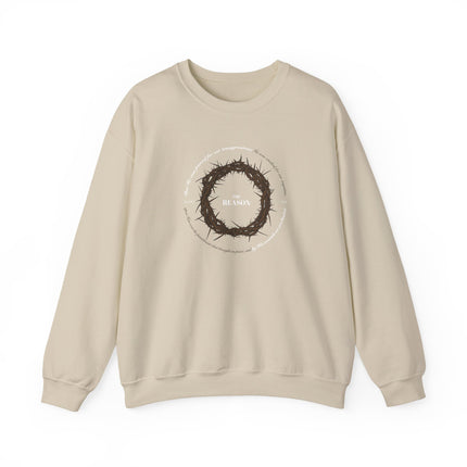 “The Reason” Crown of Thorns - Holy Sweatshirt - Sand