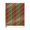 Christmas Nativity Wrapping Paper – Red & Green, Glossy