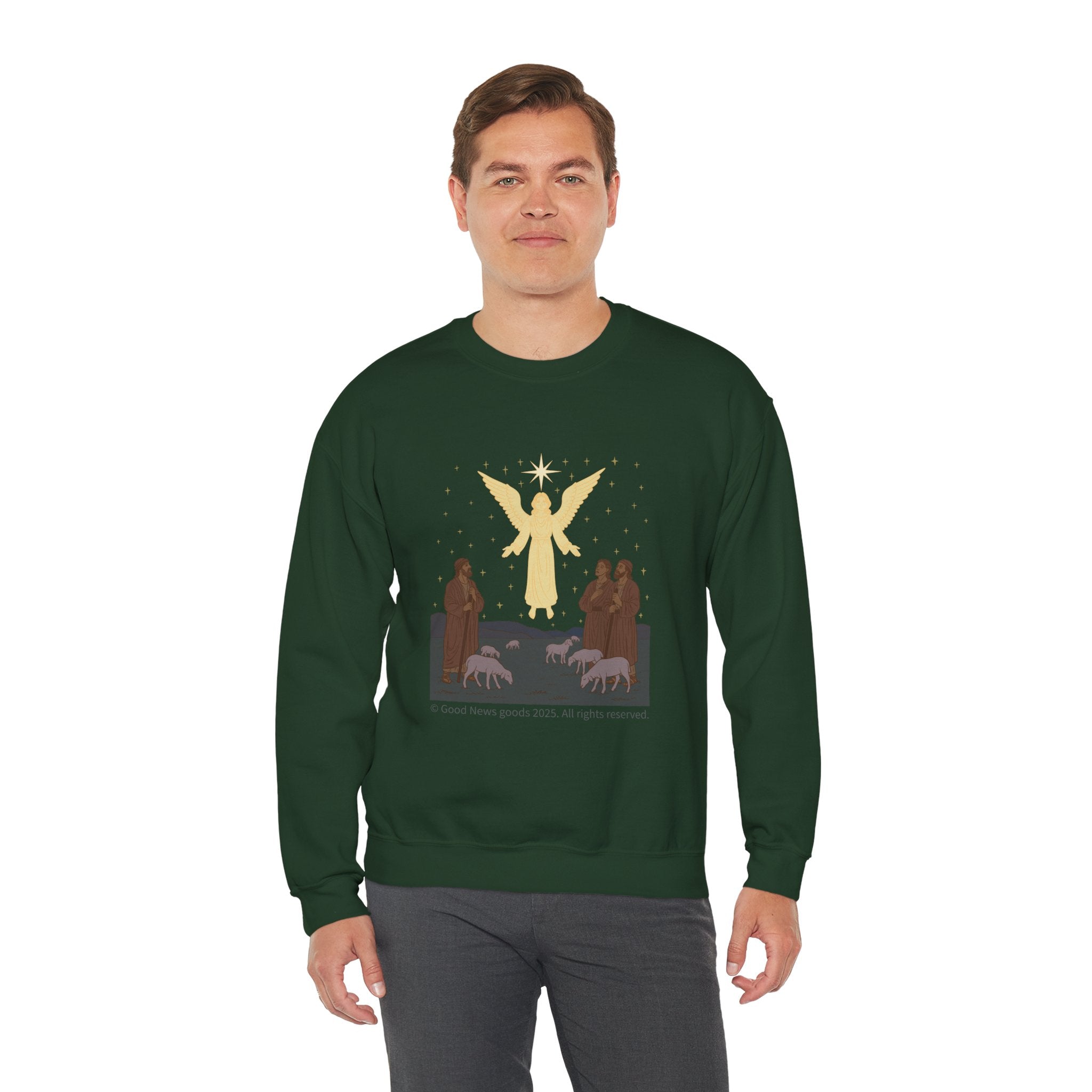 Heavenly Announcement – Christmas Sweatshirt - 4 Colors
