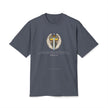 “Michael The Archangel Cross” Faded Heavyweight T-shirt - Streetwear Edition