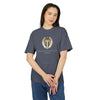 “Michael The Archangel Cross” Faded Heavyweight T-shirt - Streetwear Edition