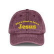 Faith-based Christian accessories including hats, totes, and jewelry with meaningful messages
