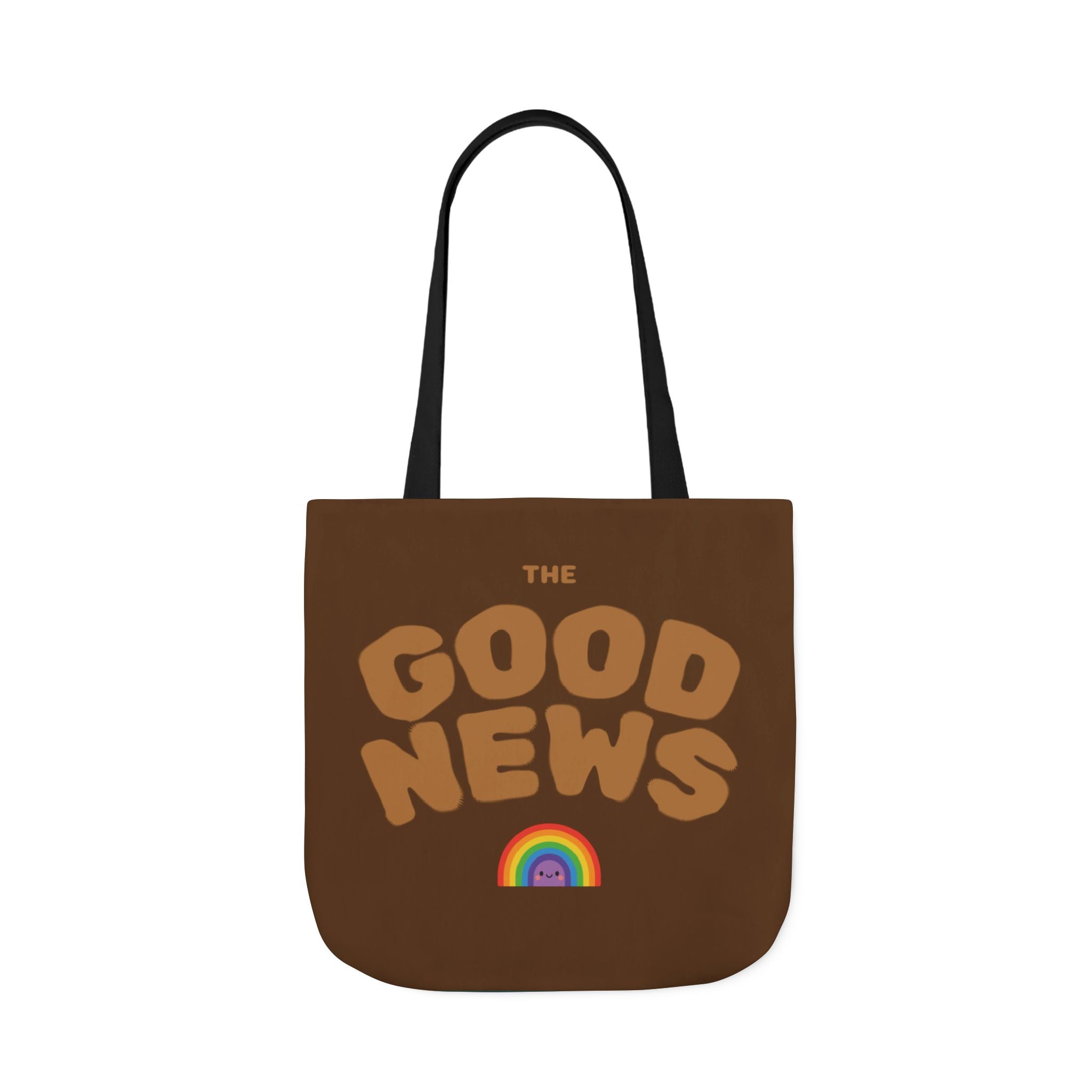 Bold Rainbow Tote Bag – Hand-Drawn Noah’s Ark and Genesis Design
