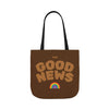 Bold Rainbow Tote Bag – Hand-Drawn Noah’s Ark and Genesis Design