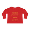 Toddler “Prince of Peace” Sweater - Christmas Collection, Red