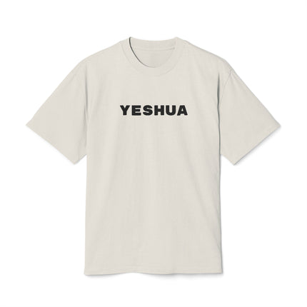 “Yeshua” Faded Heavyweight T-shirt – Embroidered, Streetwear Edition