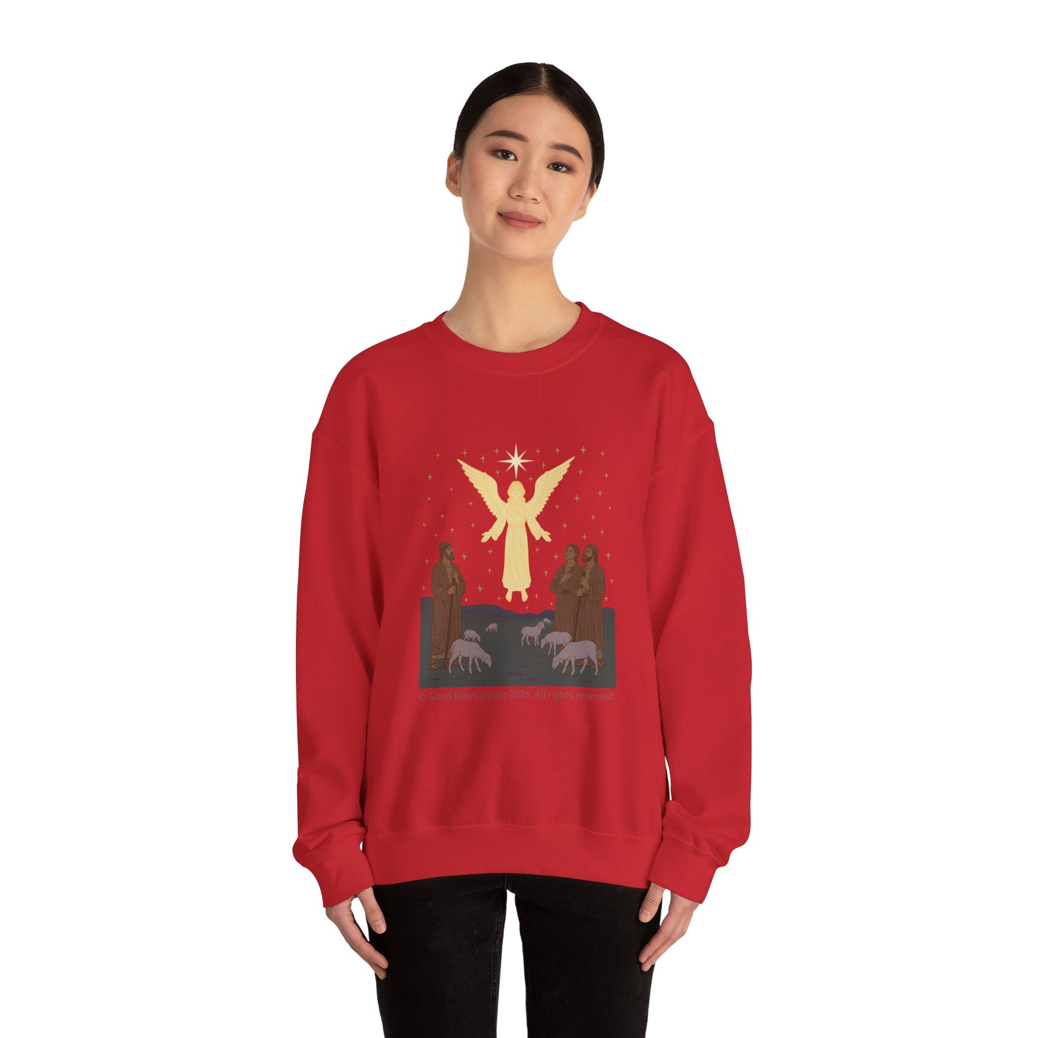 Heavenly Announcement – Christmas Sweatshirt - 4 Colors