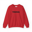 “Yeshua” Embroidered Sweatshirt, Scripture Sleeve - Relaxed Fit