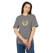 “Michael The Archangel Cross” Faded Heavyweight T-shirt - Streetwear Edition