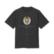 “Michael The Archangel Cross” Faded Heavyweight T-shirt - Streetwear Edition