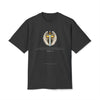 “Michael The Archangel Cross” Faded Heavyweight T-shirt - Streetwear Edition