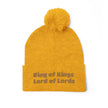 “King of Kings, Lord of Lords” - Christmas Pom-Pom Beanie