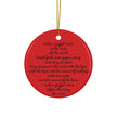 Joyful Noise - Set of Double-Sided Ceramic Ornament – Psalm 98:4-9