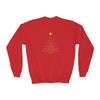 Youth “Isaiah 9:6 Christmas Tree” Sweatshirt – Scripture-Inspired Holiday Comfort, 3 Colors